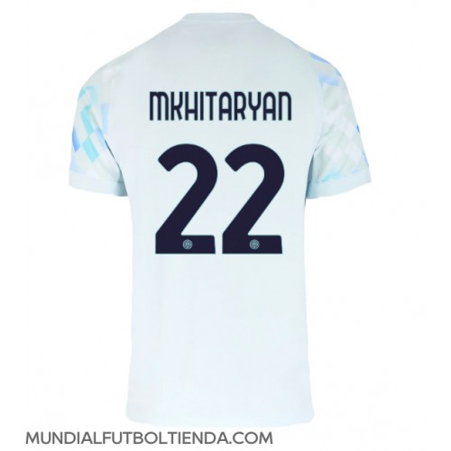 Camiseta Inter Milan Henrikh Mkhitaryan #22 Segunda Equipación Replica 2025-26 mangas cortas